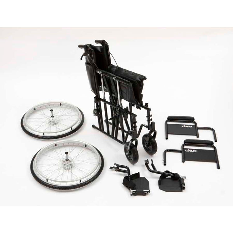 Sentra Wheelchair with Drum Brakes (24") - Humber Mobility Centre