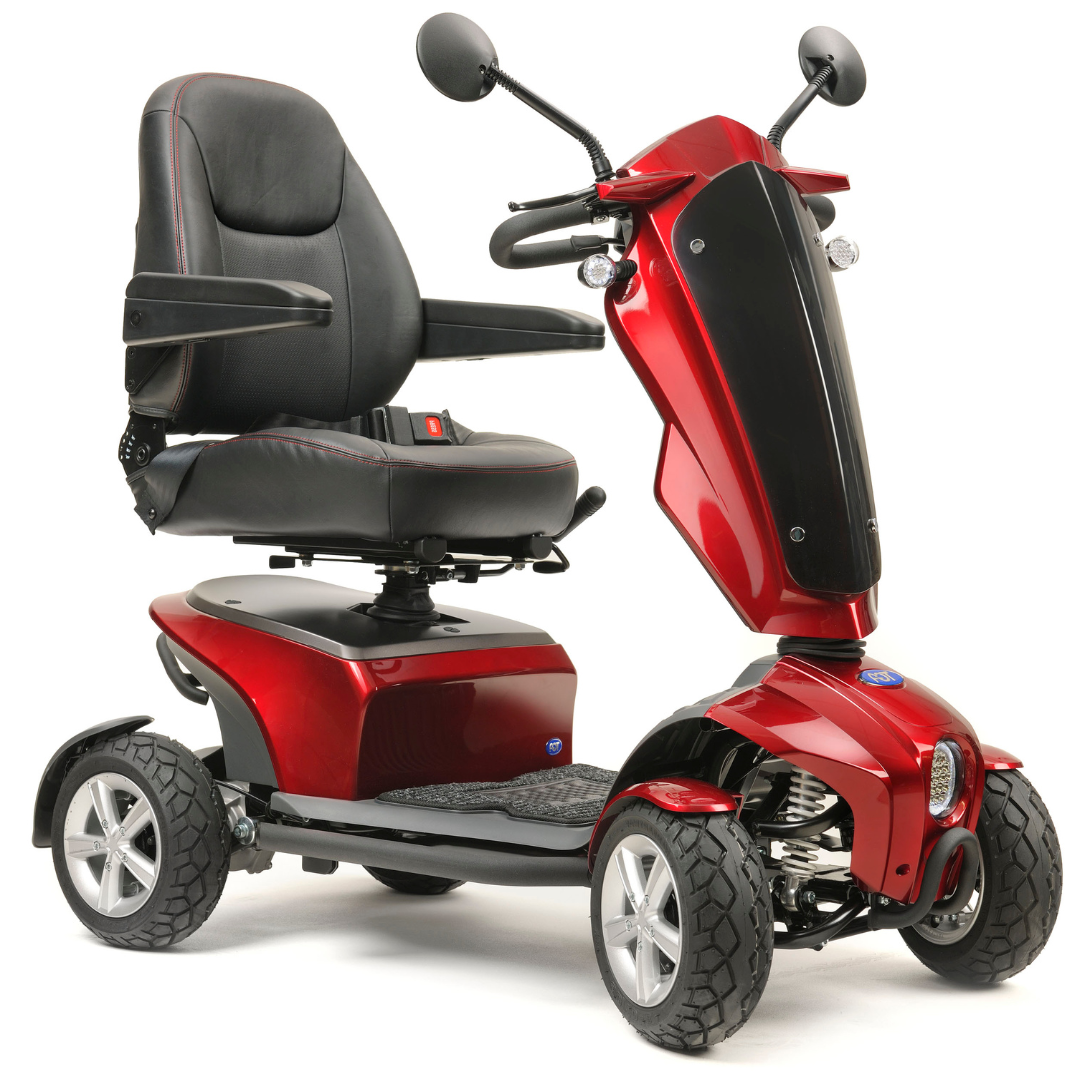 TGA Vita Lite Mid Size Red Electric Mobility Scooter 6mph