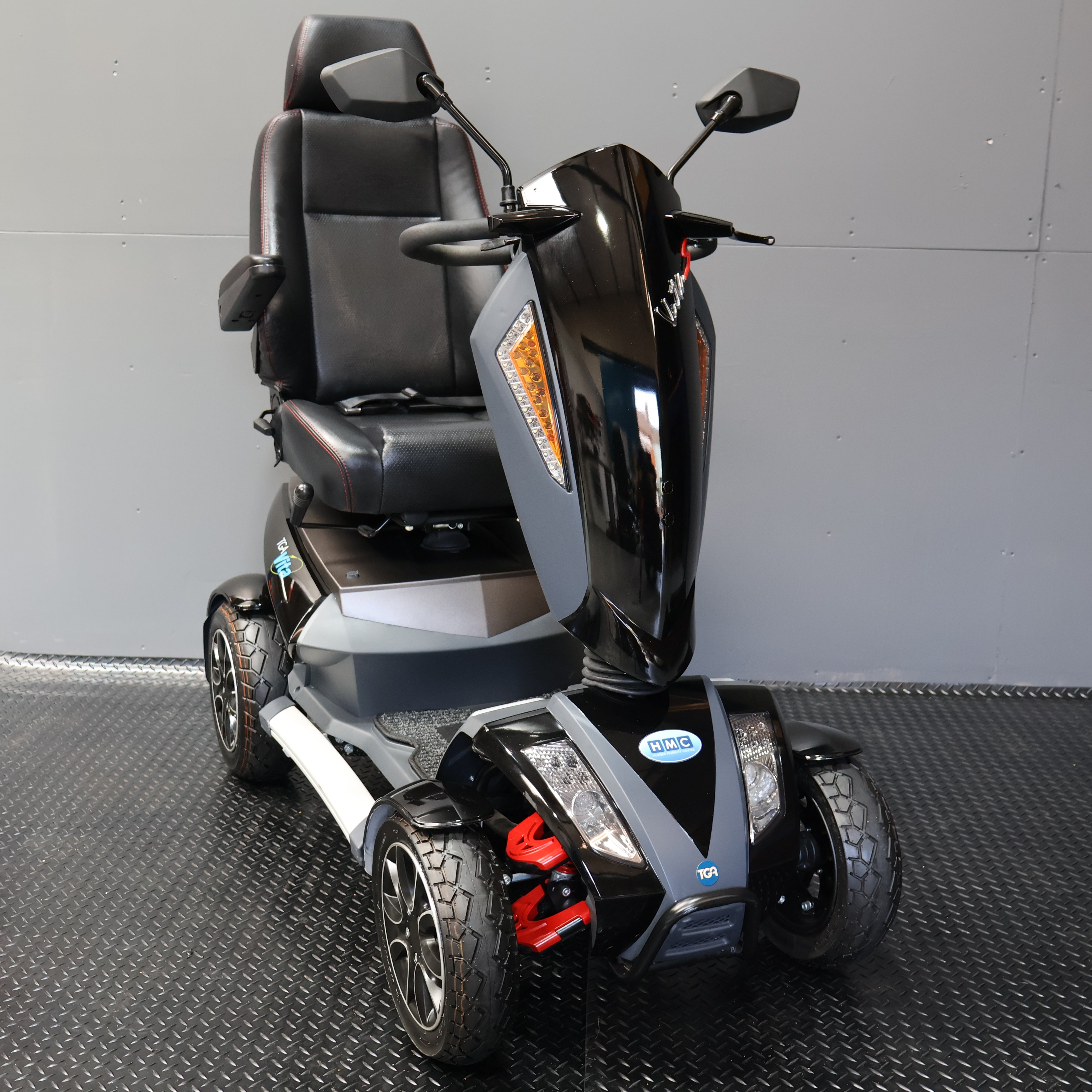 TGA Vita S Black Electric Mobility Scooter All Terrain Road Legal 8mph