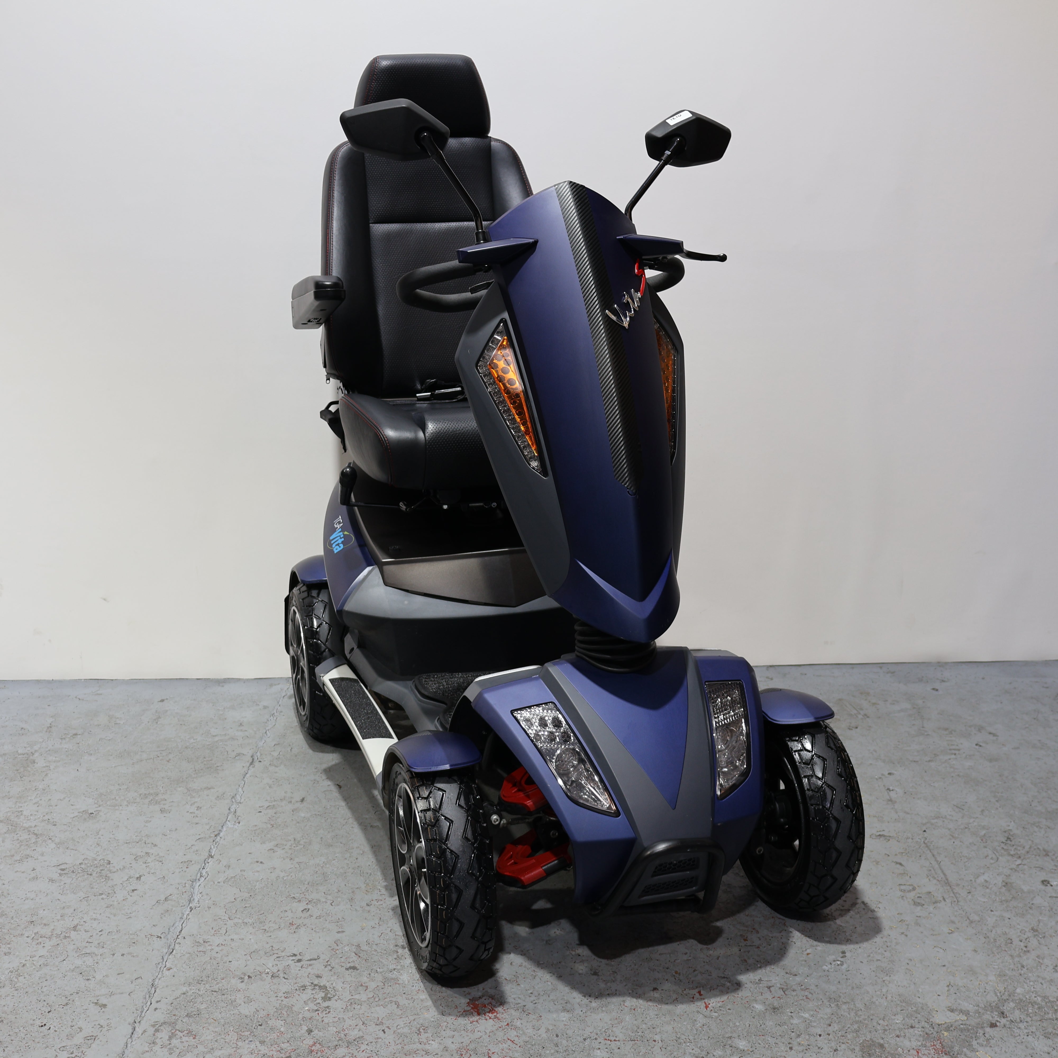TGA Vita S Electric Mobility Scooter 8mph Matte Blue