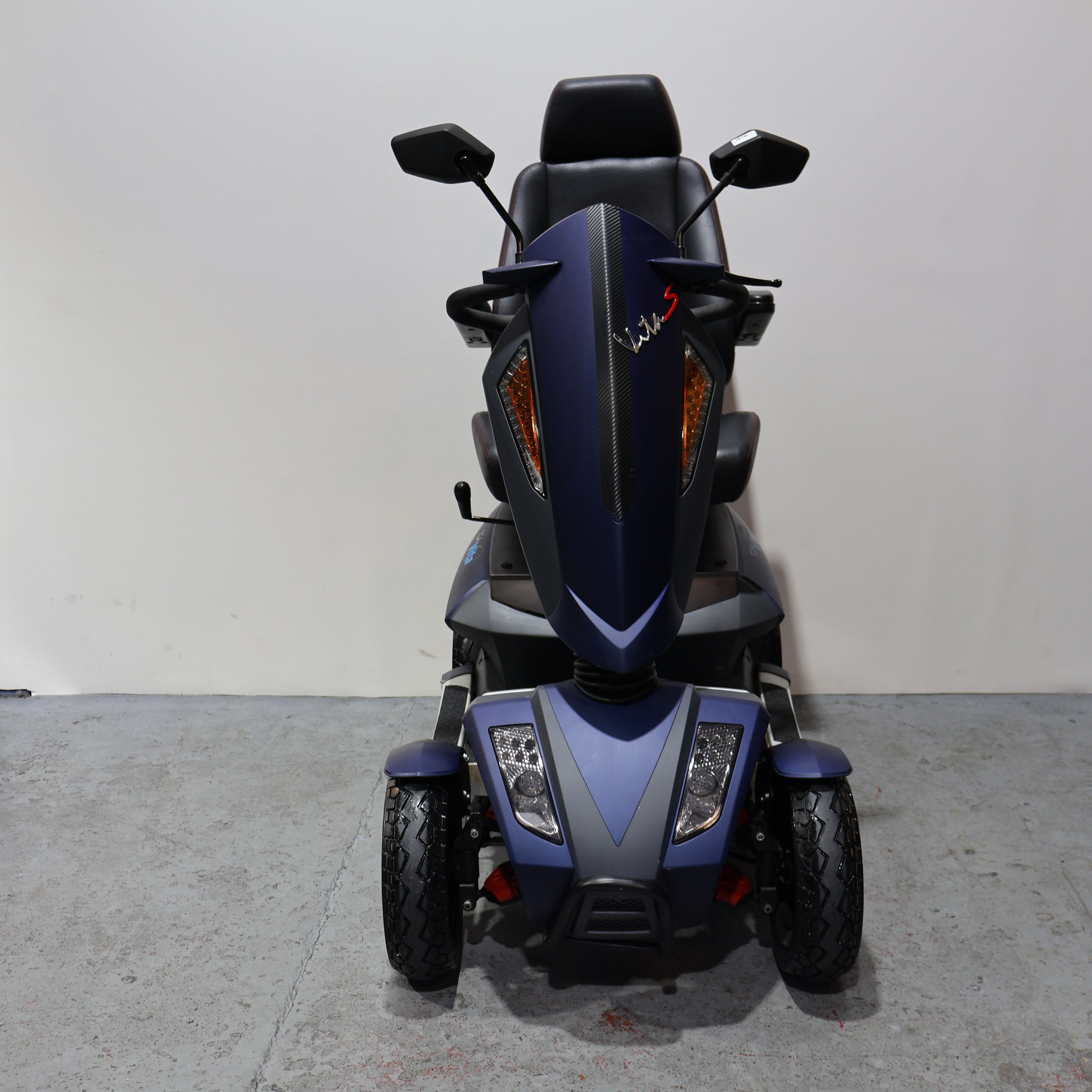 TGA Vita S Electric Mobility Scooter 8mph Matte Blue