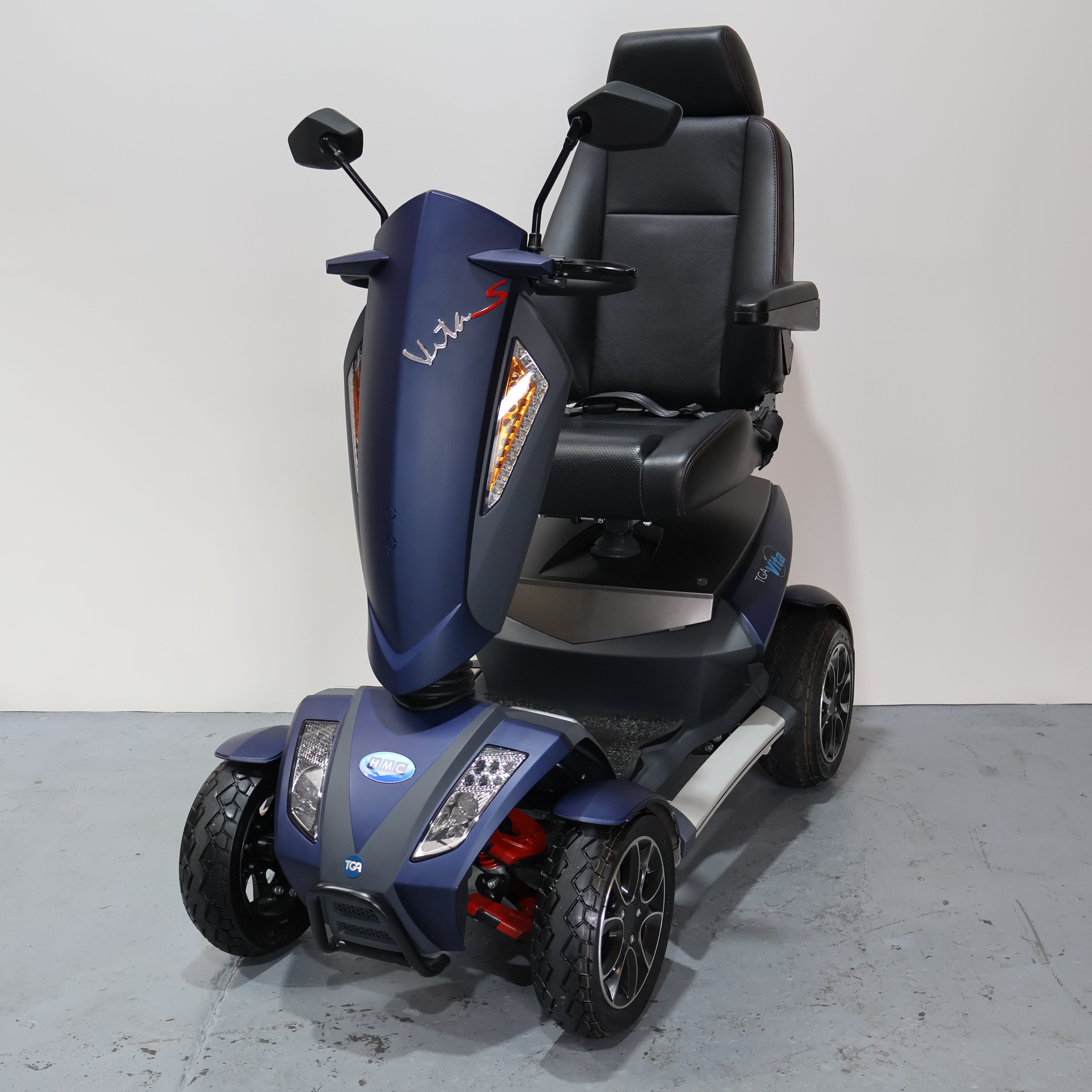 TGA Vita S Electric Mobility Scooter 8mph Matte Blue