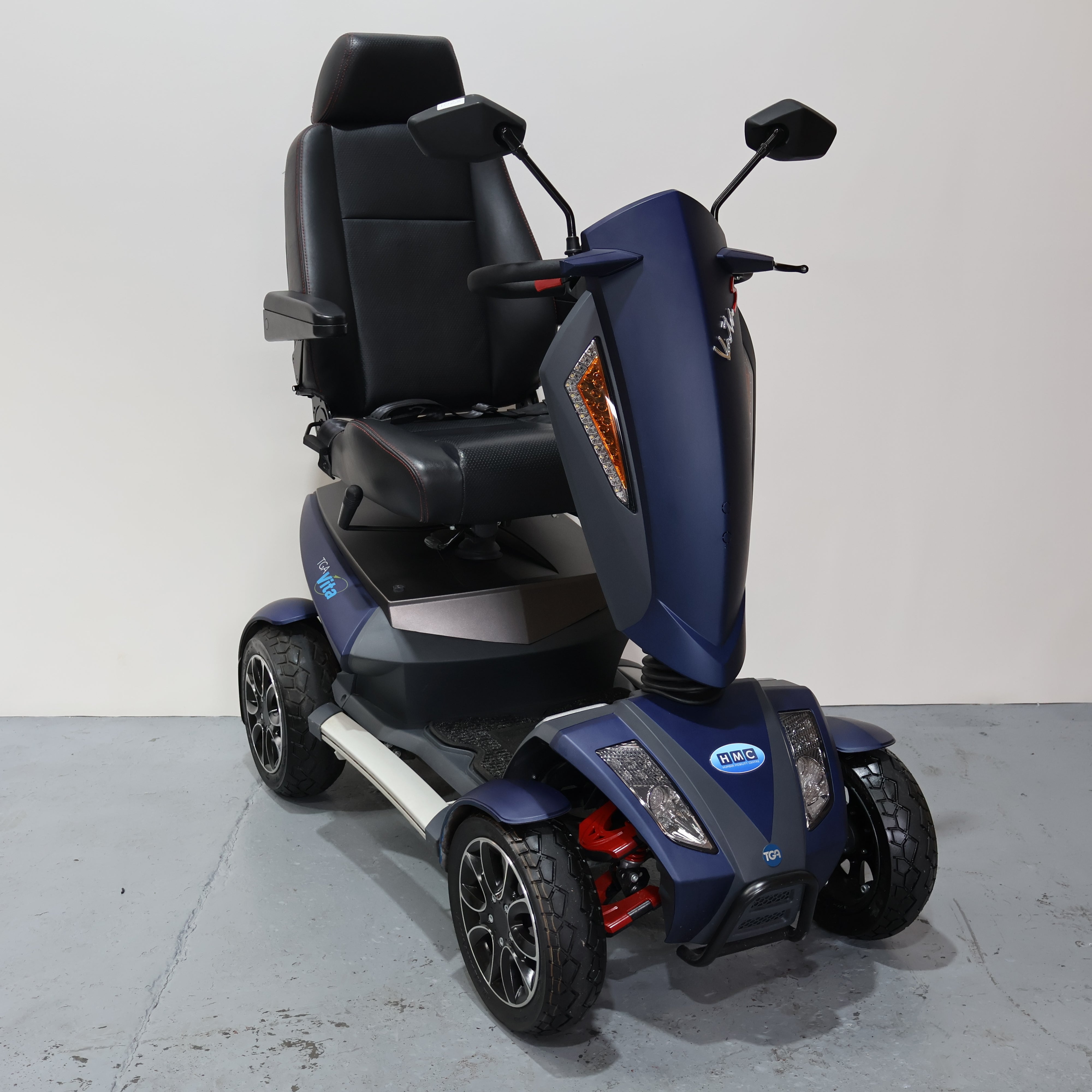 TGA Vita S Electric Mobility Scooter 8mph Matte Blue