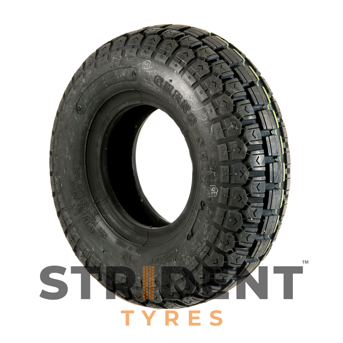 Strident Black Pneumatic 410/350 x 6 Tyre (TK6C168B)