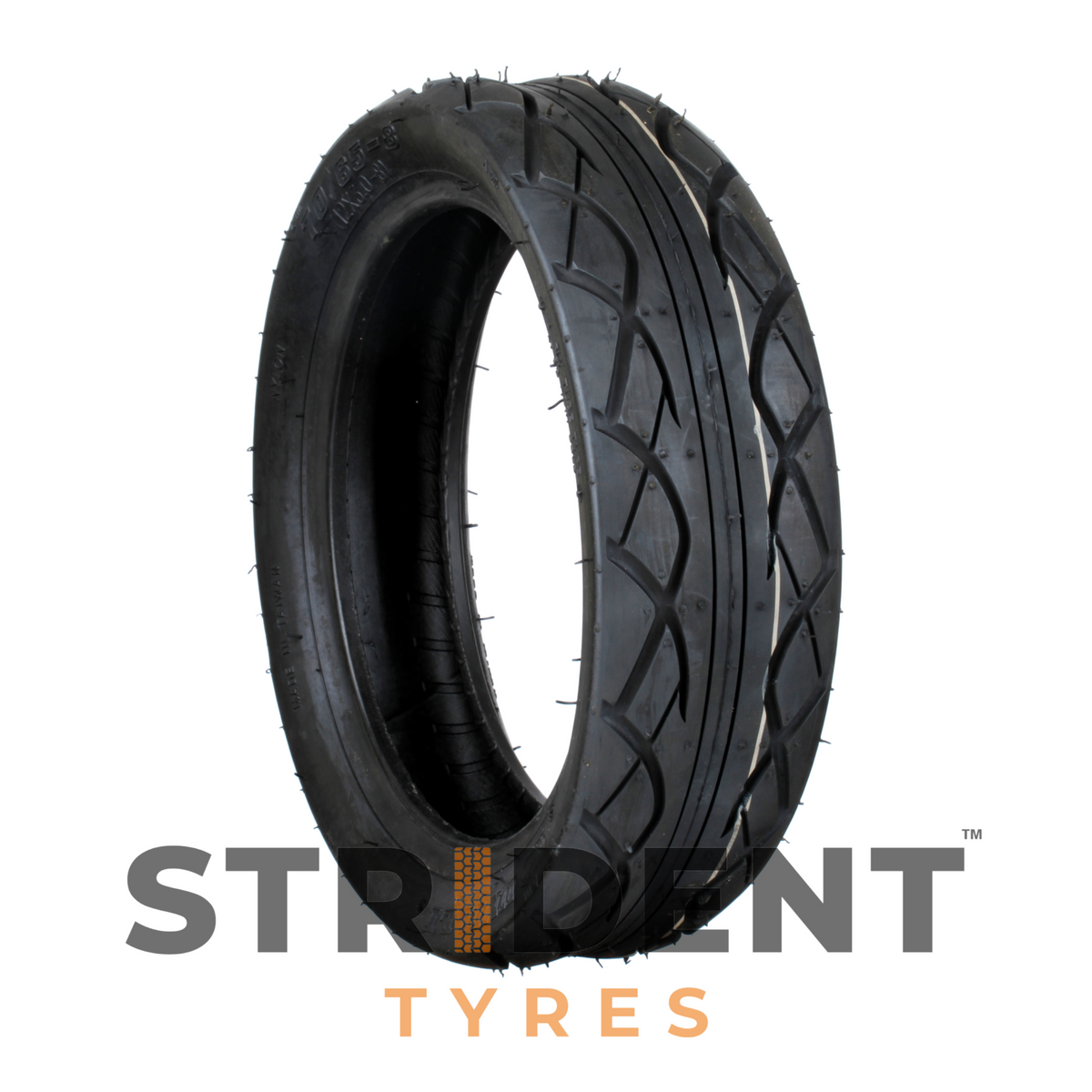 Strident Black Pneumatic 70/65-8 Tyre (TS8EU168A)