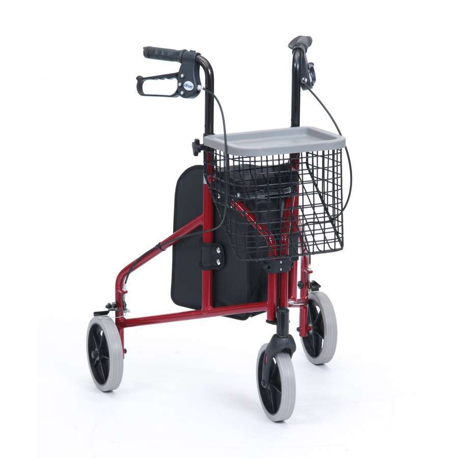 Tri-Walker Ultra Lightweight - Red - Humber Mobility Centre