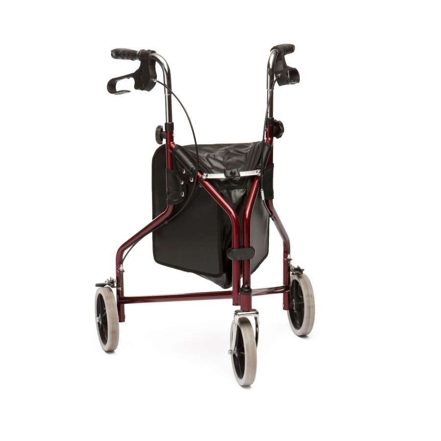 Steel Tri-Walker - Red (2 Pcs) - Humber Mobility Centre