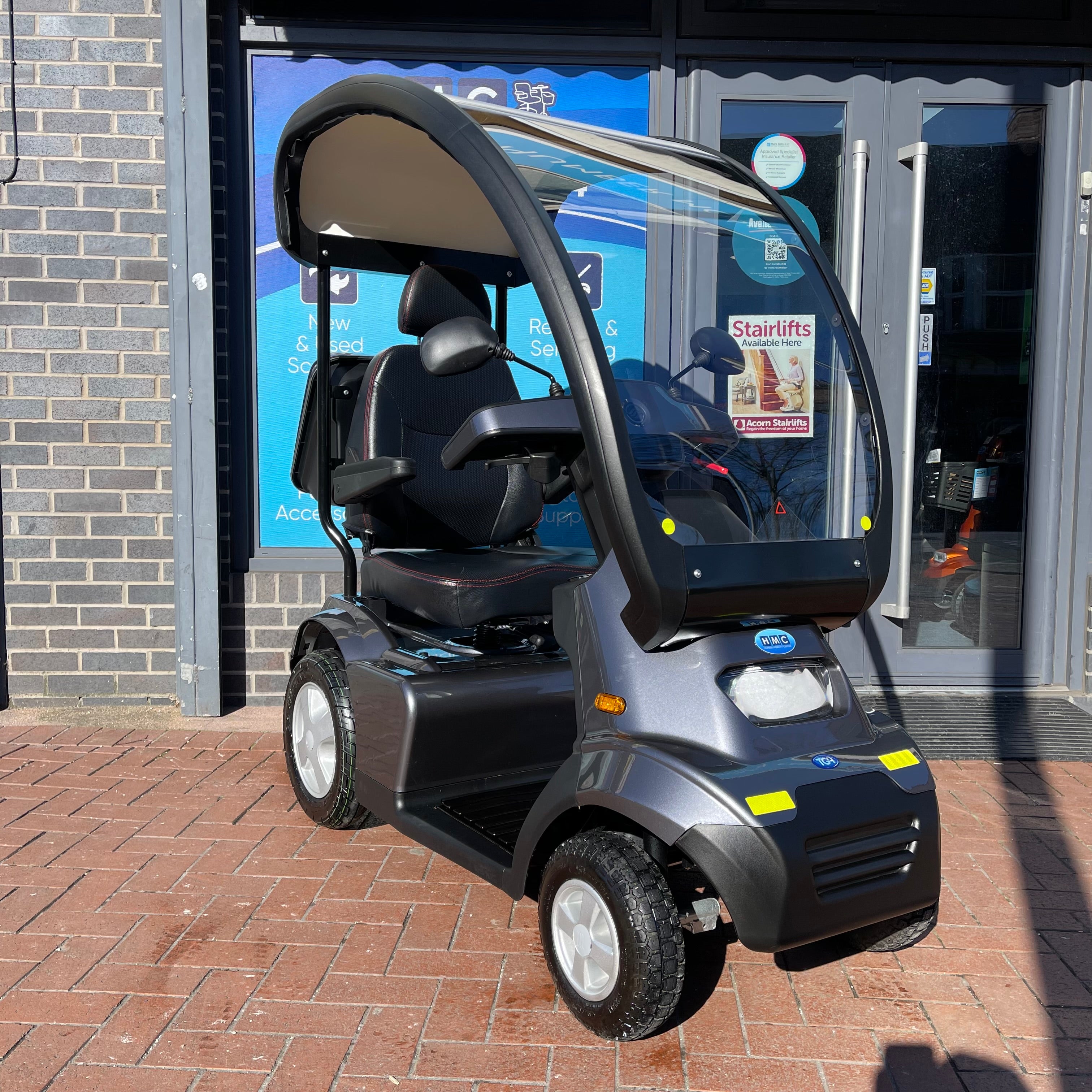 TGA S4 Breeze Mobility Scooter With A Hard Top Canopy 8mph