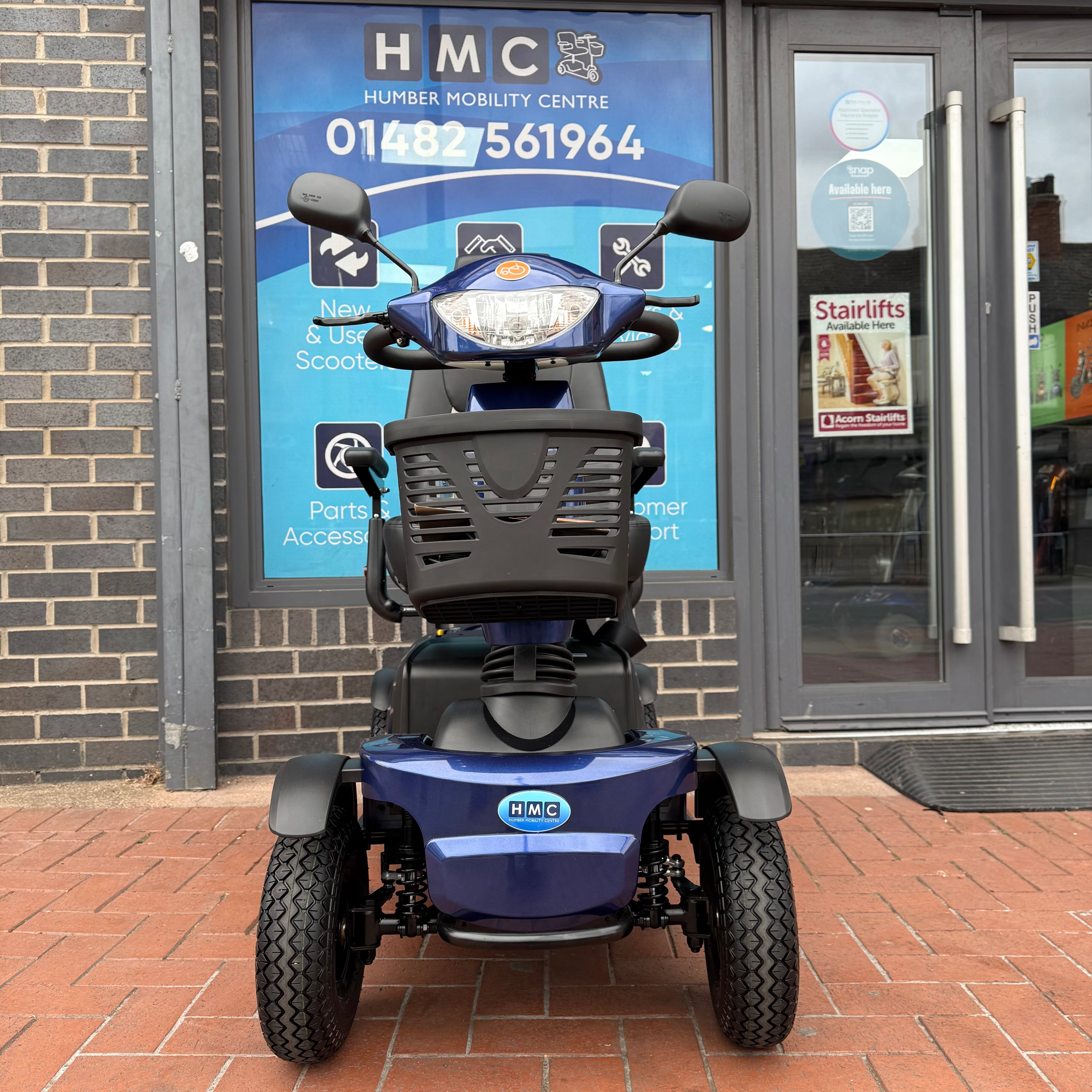 Van Os Excel Galaxy 2 Blue Electric Mobility Scooter 8mph Ex Demo 2024