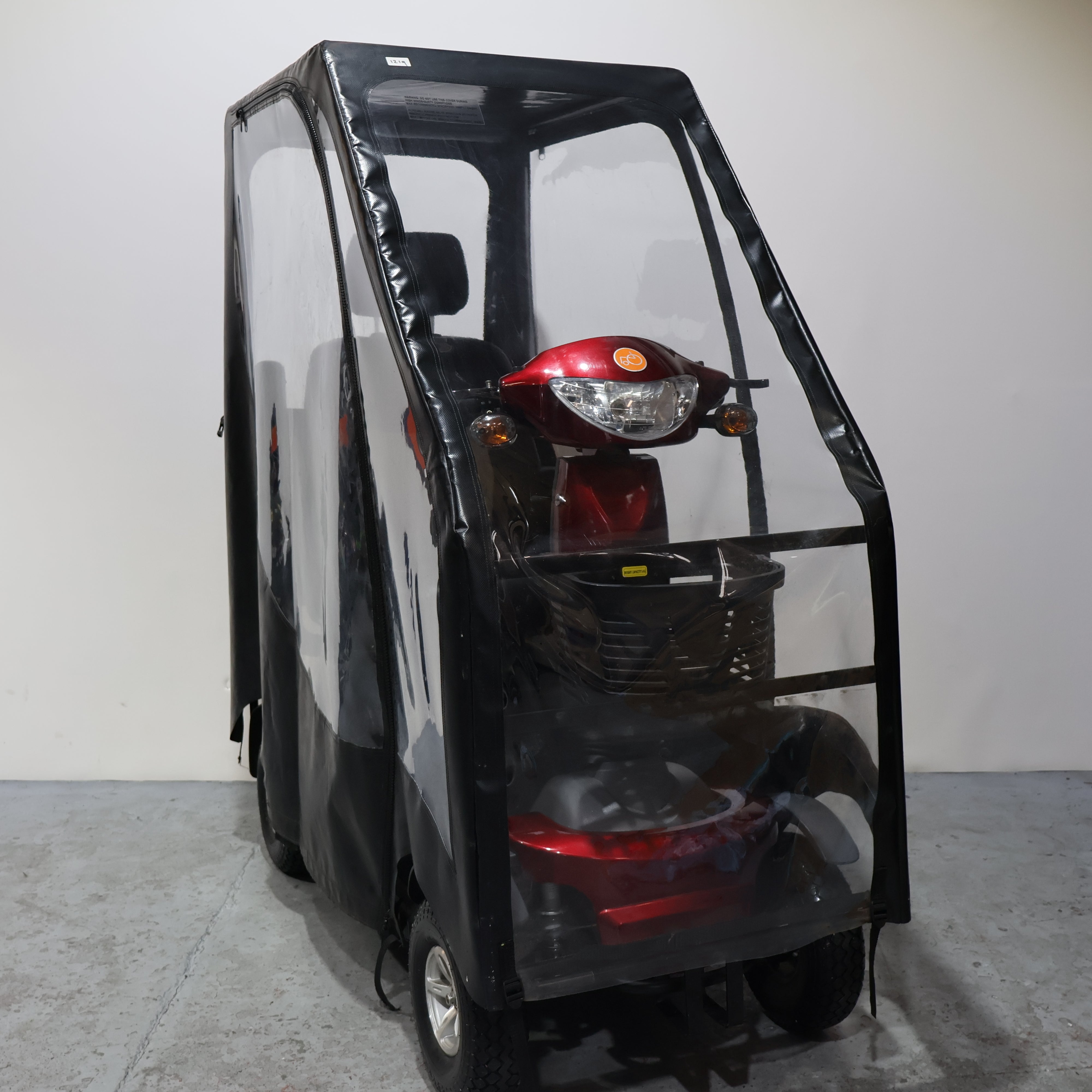 Vanos Galaxy 2 Canopy Electric Mobility Scooter 8mph Red