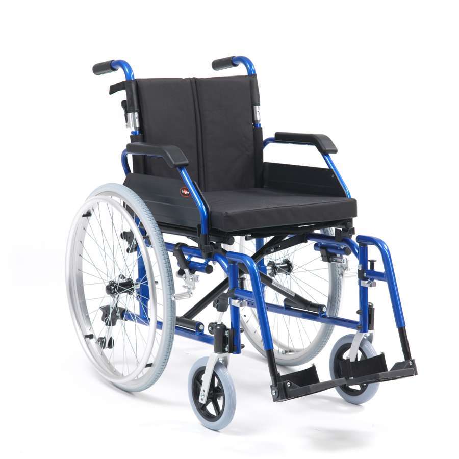 18" XS Aluminium Self Propel Wheelchair (Blue)