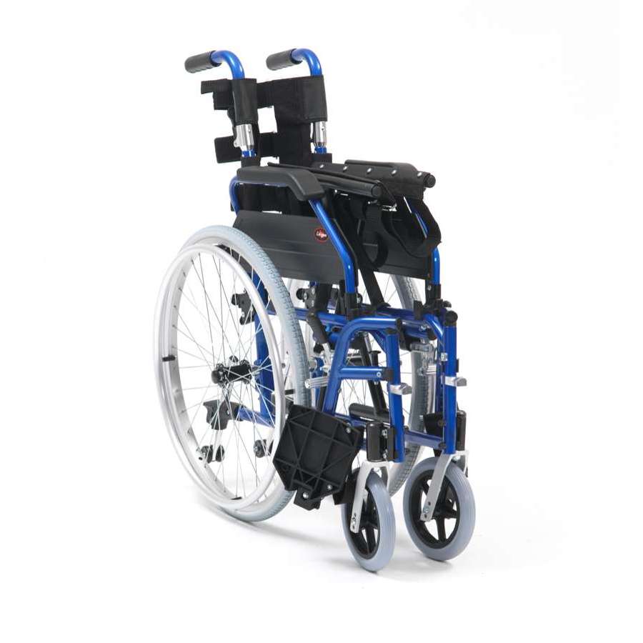 18" XS Aluminium Self Propel Wheelchair (Blue)
