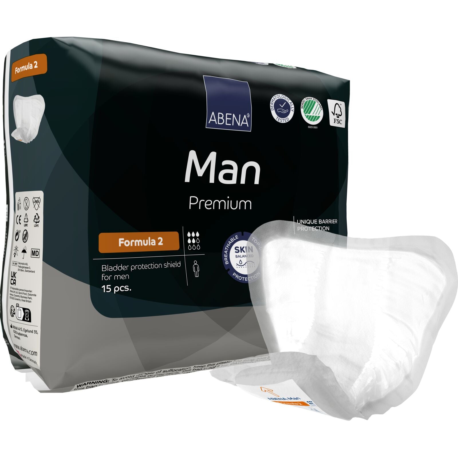 Abena Man Formula 2 – Male Incontinence Pads (700ml)