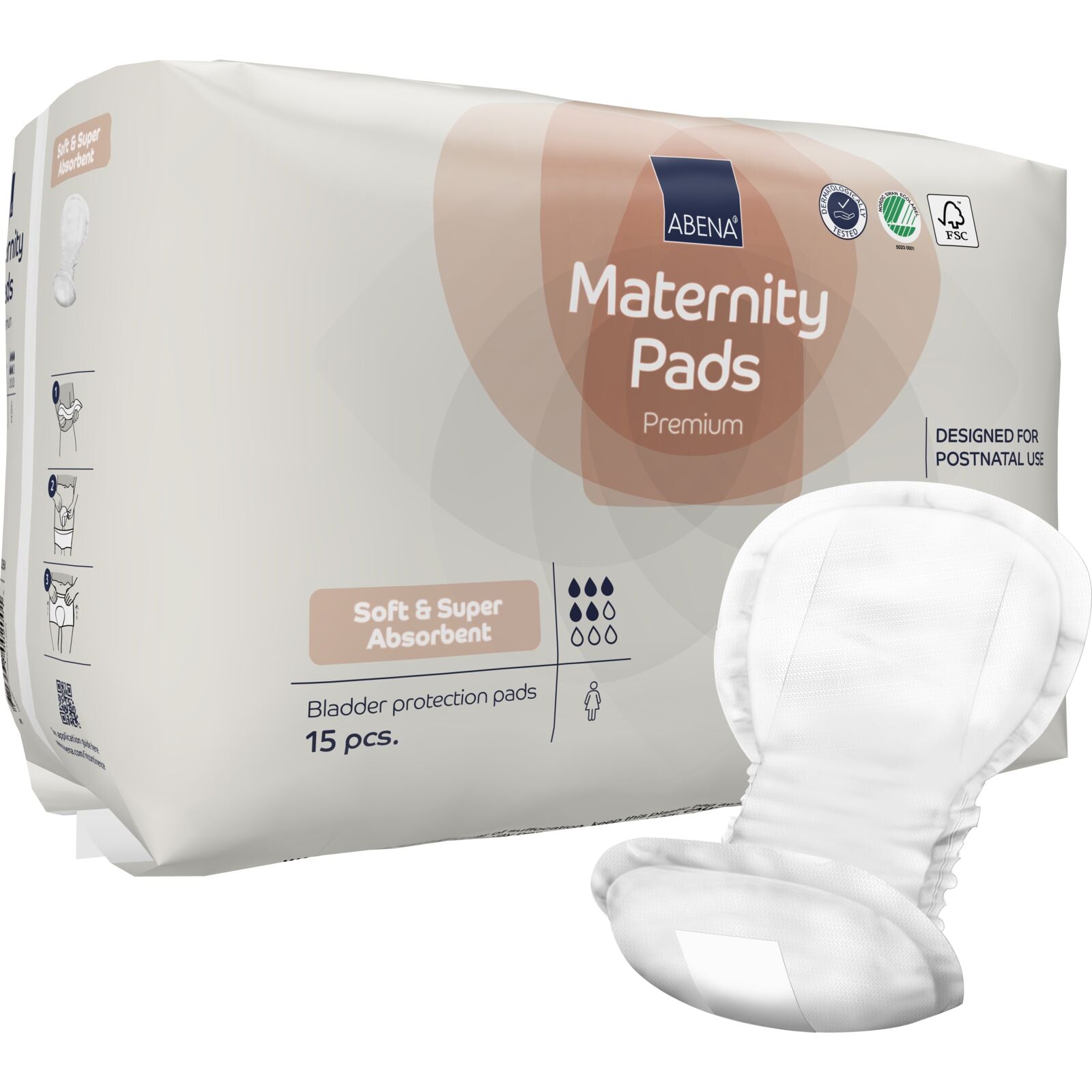 Abena Maternity Pads – Postnatal Incontinence Protection (825ml)