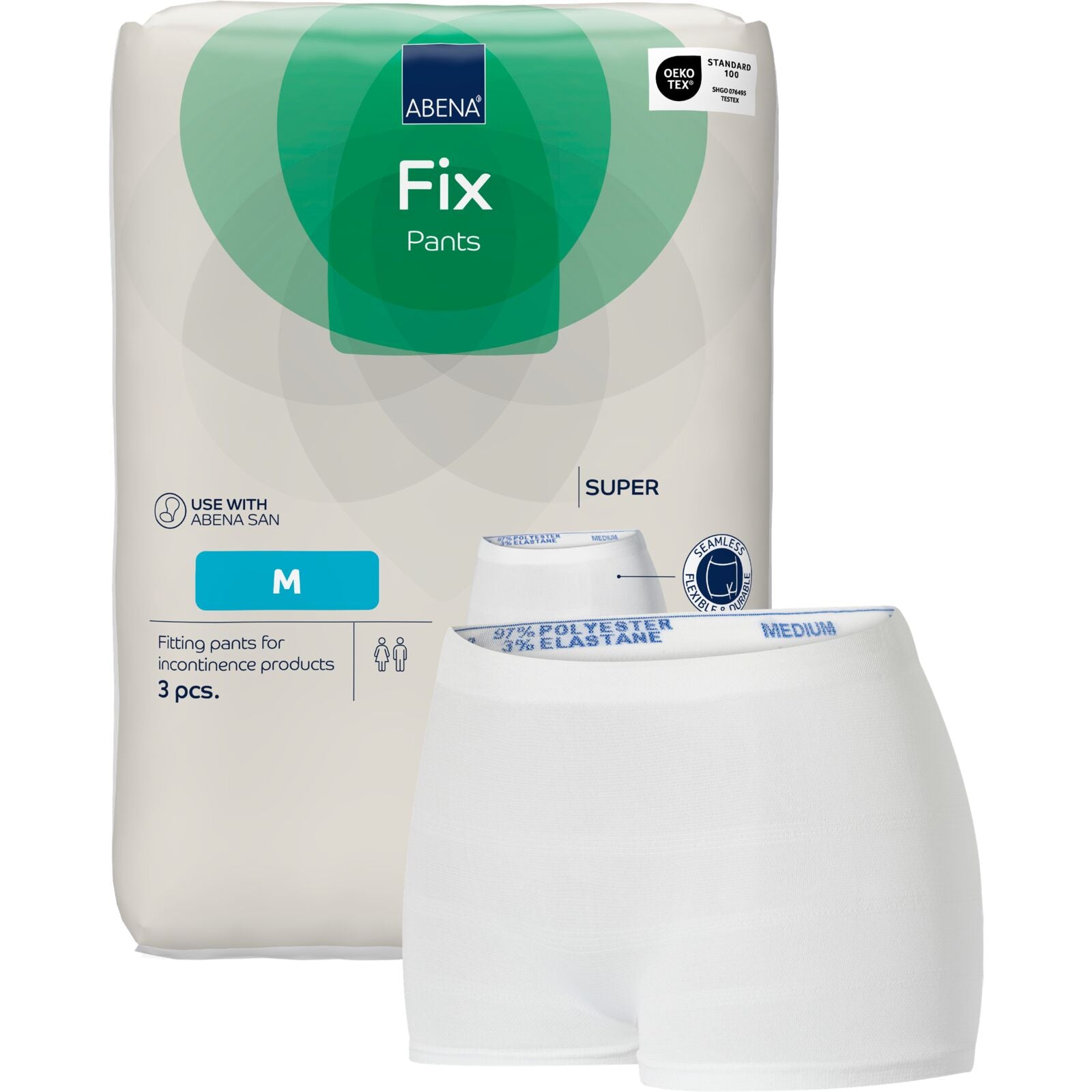 ABENA Fix Pants Super – Seamless Fixation Underwear (Pack of 3, S–XXL)