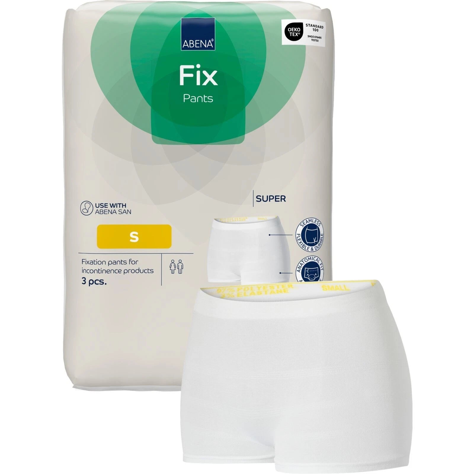 ABENA Fix Pants Super – Seamless Fixation Underwear (Pack of 3, S–XXL)