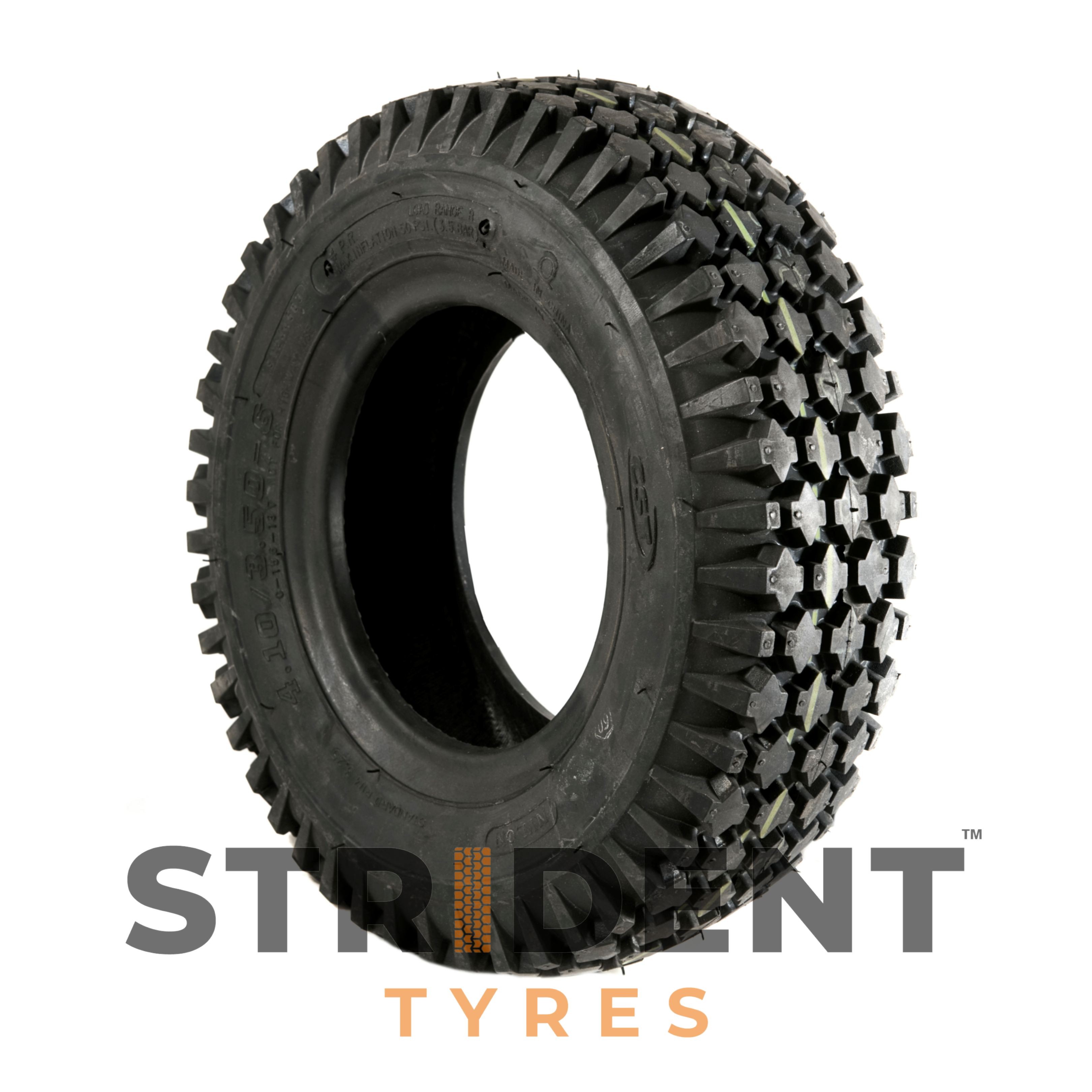 Pneumatic Black Tyre 410/350 x 5