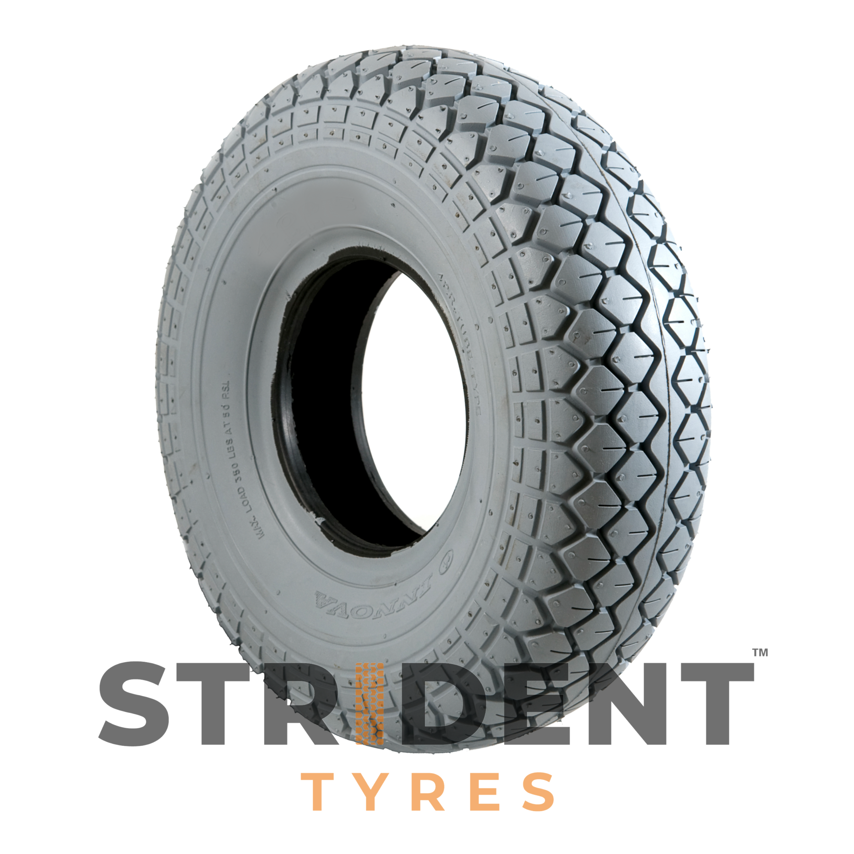 Pneumatic Grey Tyre 410/350 X5