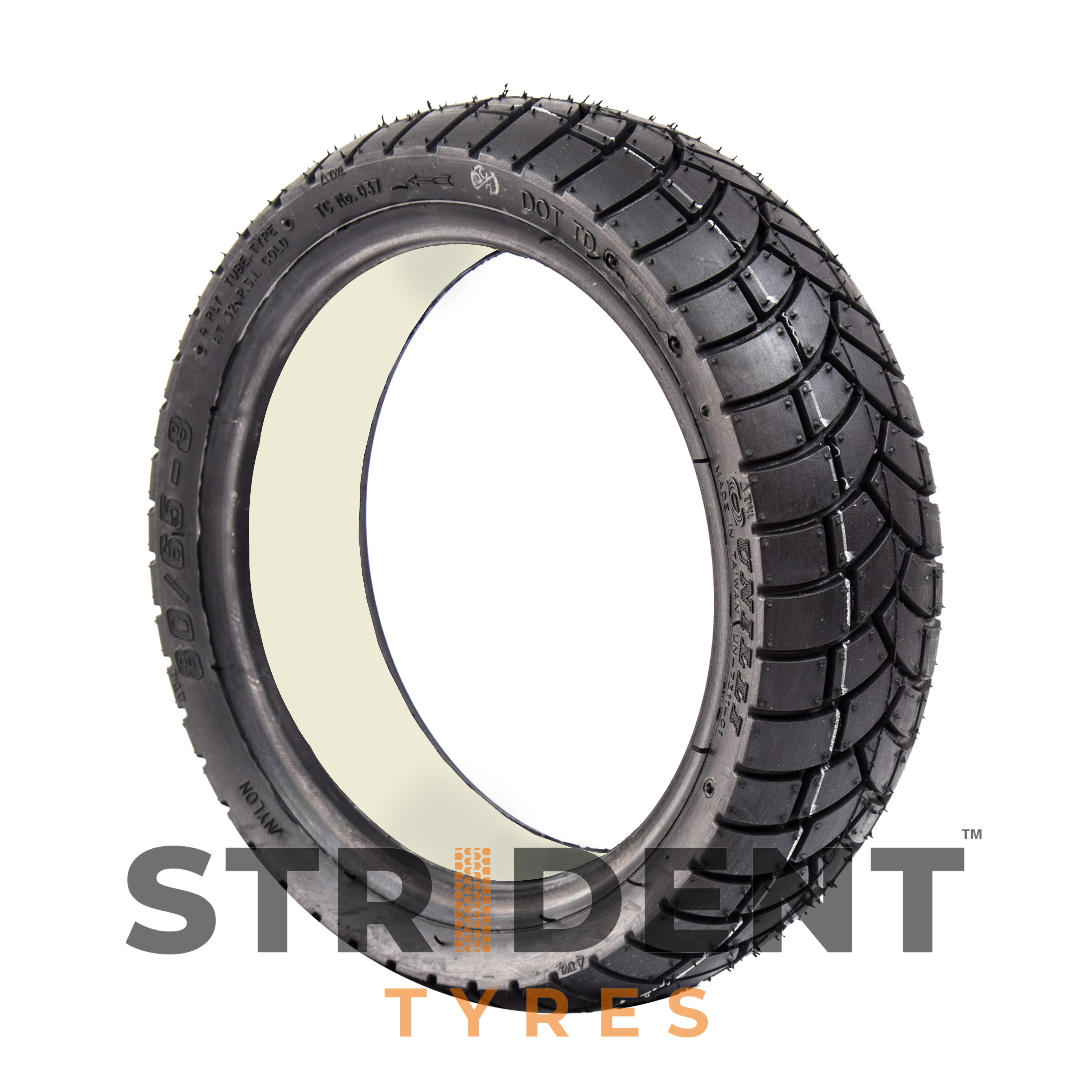 Solid Black Tyre 260X85 80/65 X 8