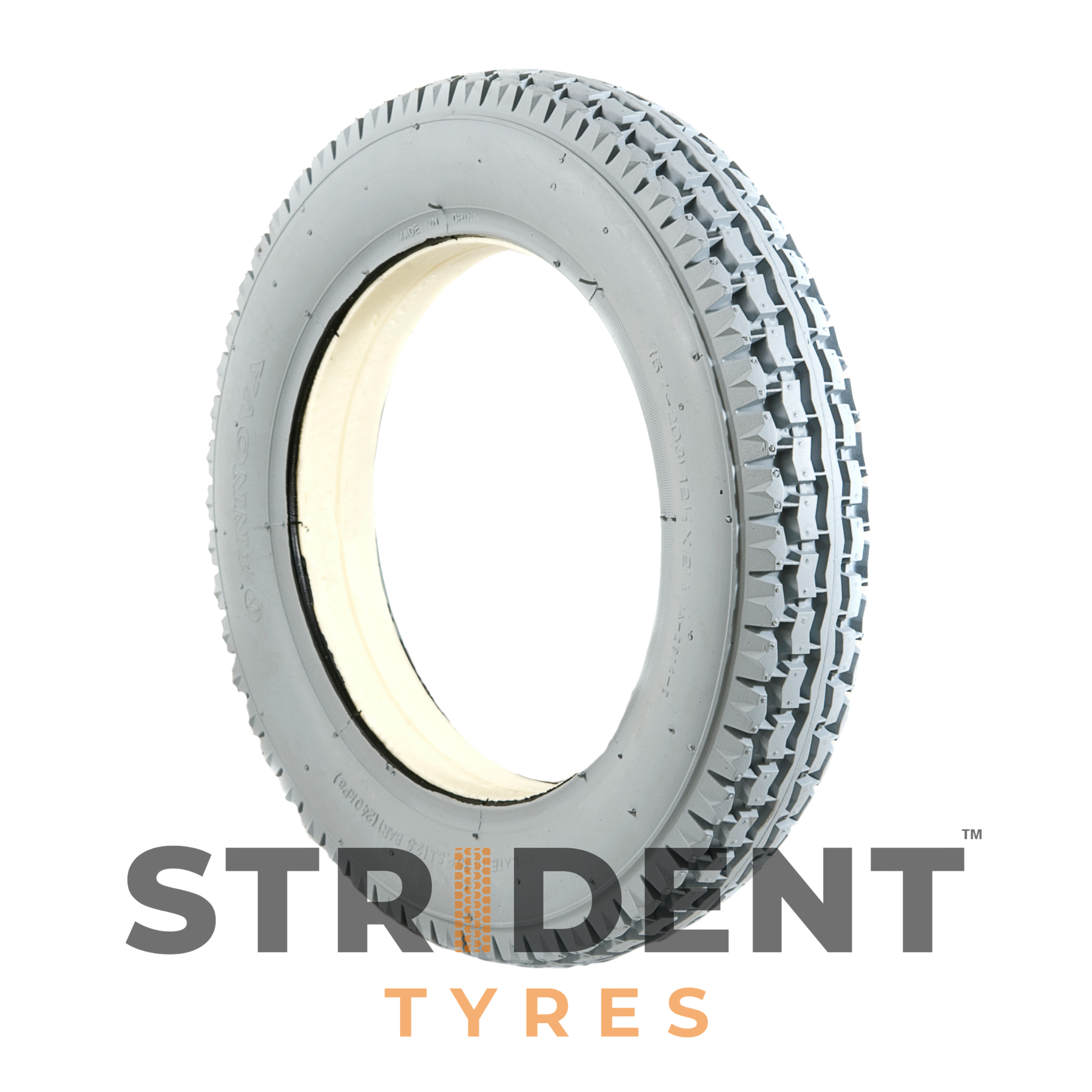 Solid Grey Tyre 12 ½ X 2 ¼