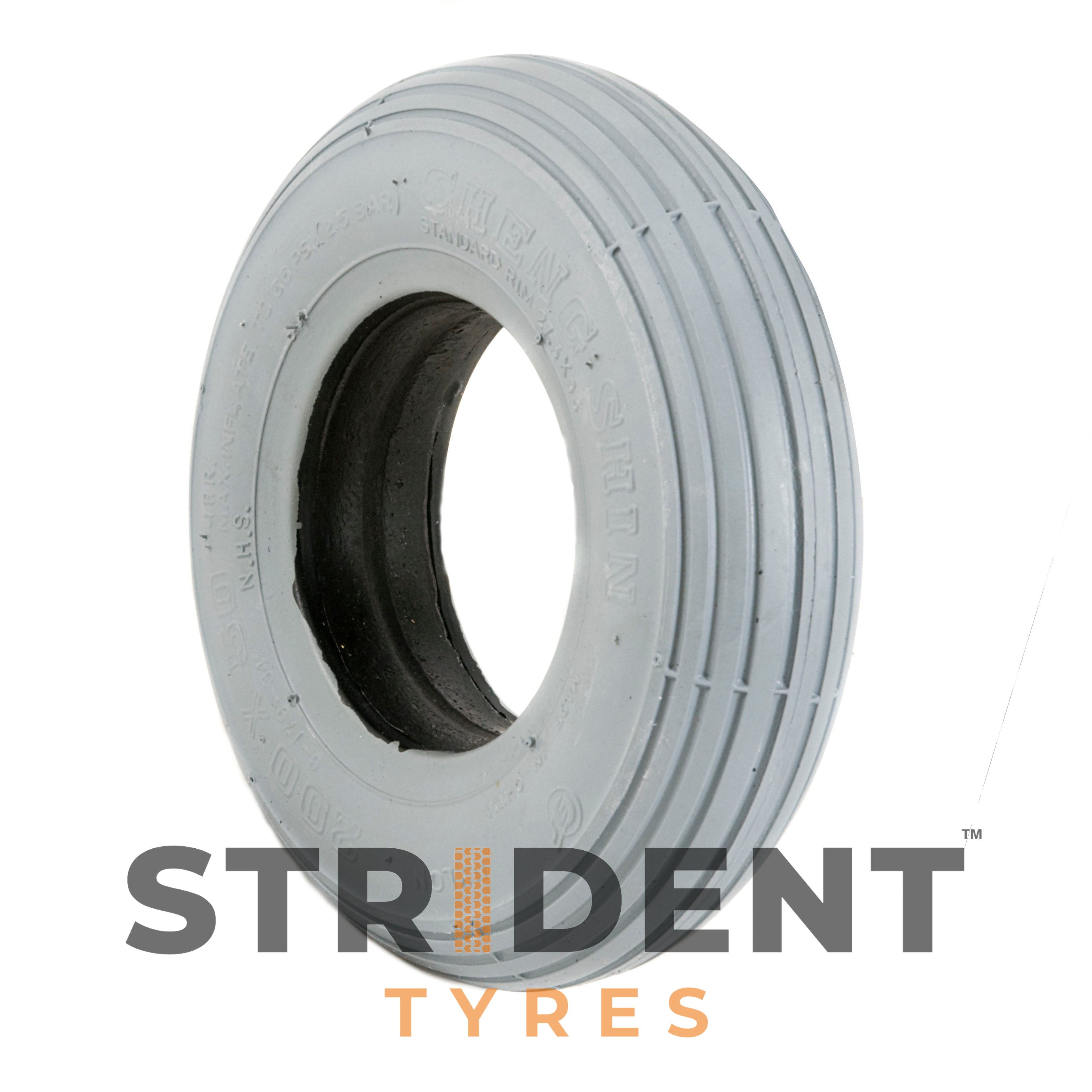 Solid Grey Tyre 200 X 50